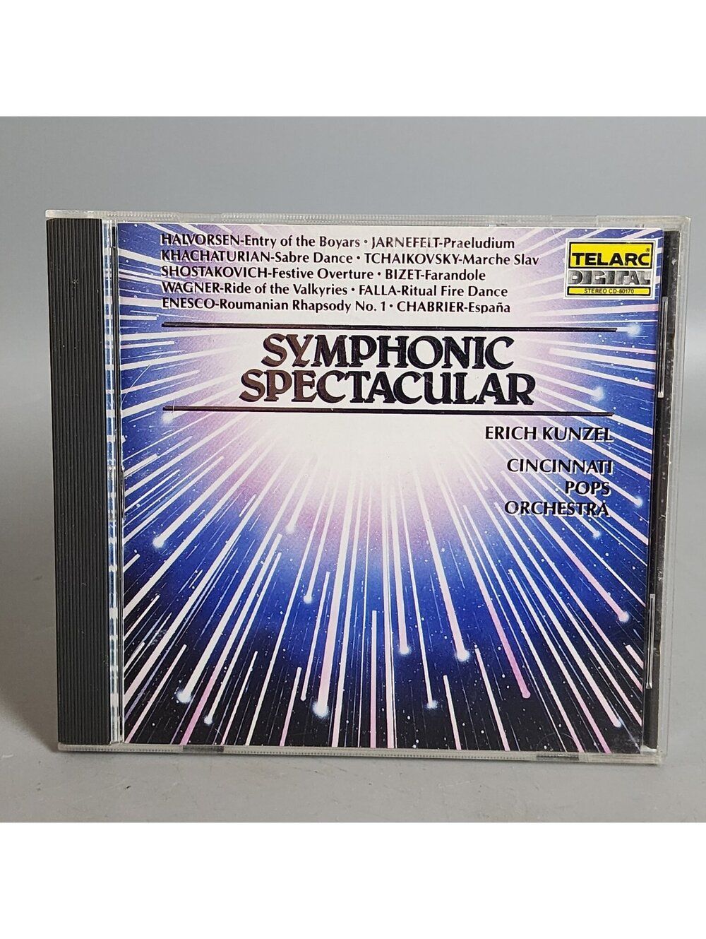 Symphonic Spectacular CD Erich Kunzel Cincinnati Pops Orchestra Telarc Digital
